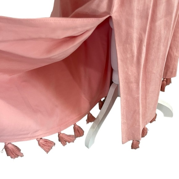 Elegant Pink Sleeveless Dress - Picture 9 of 13